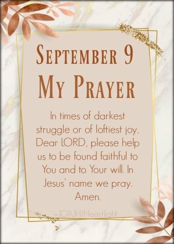 September 9 Blessings For A Joyful Day And Morning - picture 3