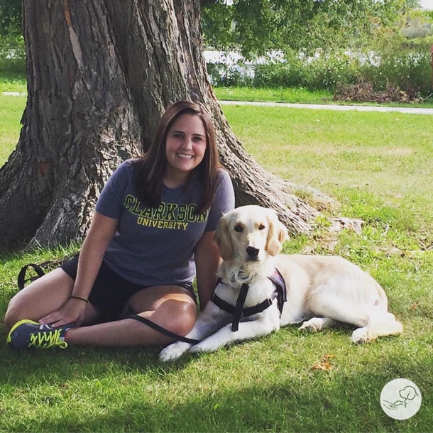 Service dog helped owner through grad school, so the university gave him his own degree - picture 3
