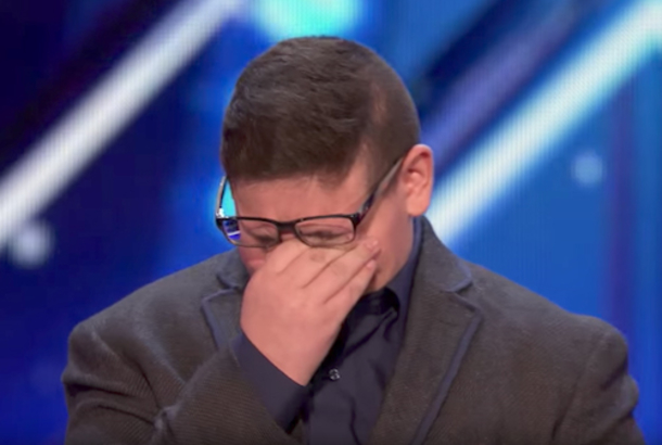 Shaking Like A Leaf, Young Boy's Act So Moving Forces Howie To Hit The Golden Buzzer - picture 3