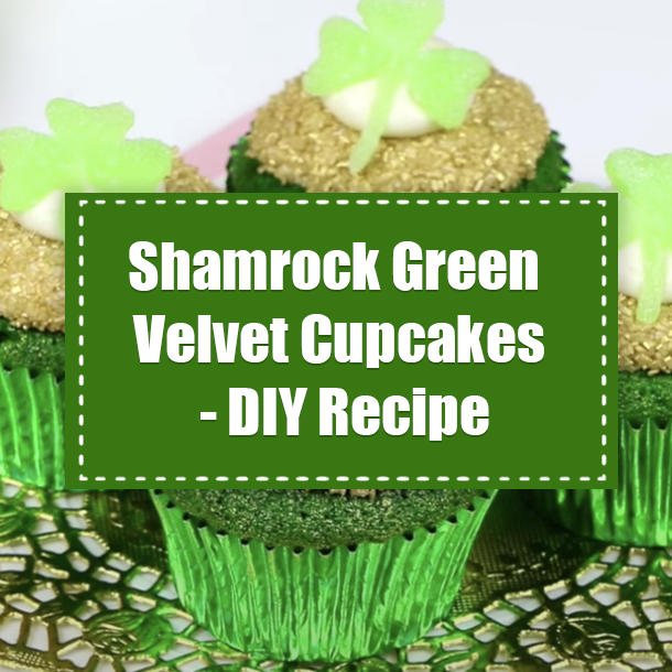 Shamrock Green Velvet Cupcakes - DIY Recipe