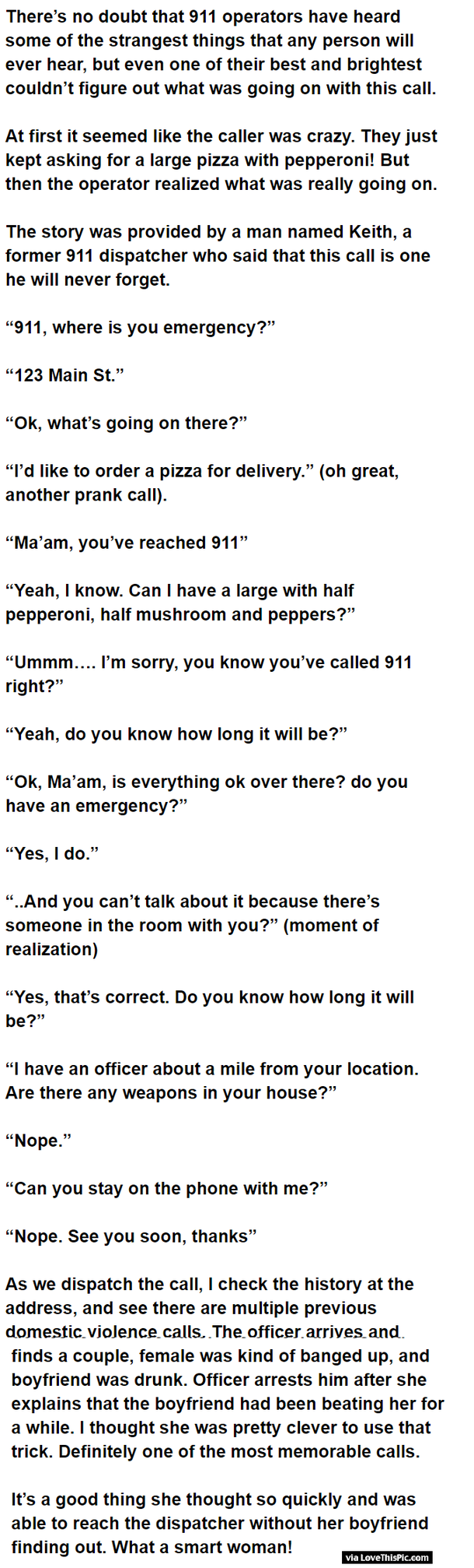 She Called 911 And Pretended To Order Pizza… But Then The Operator Realized The Shocking Truth... - picture 2