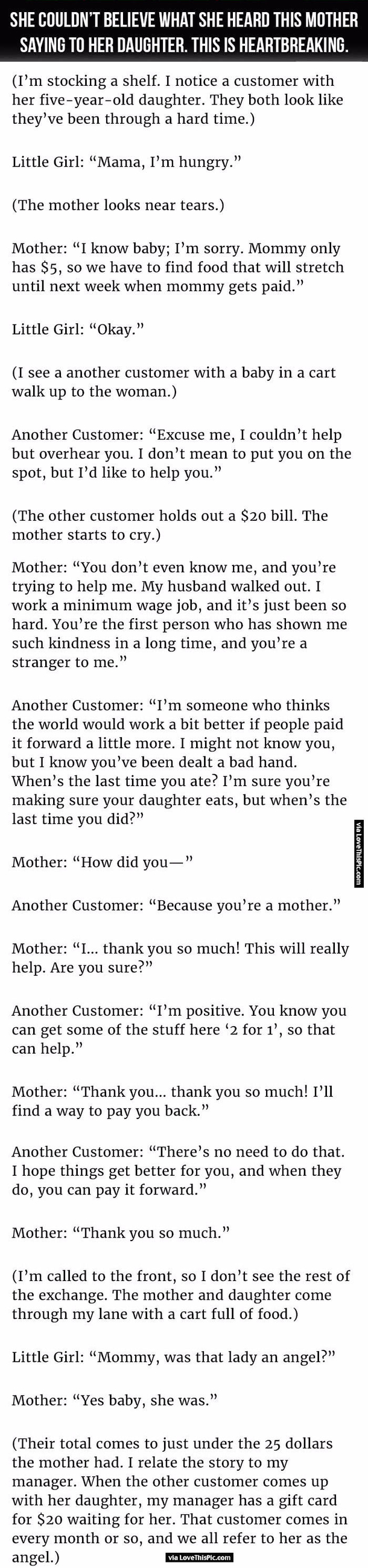 She Could Not Believe What She Heard This Mother Saying To Her Daughter.  This Is Heartbreaking.