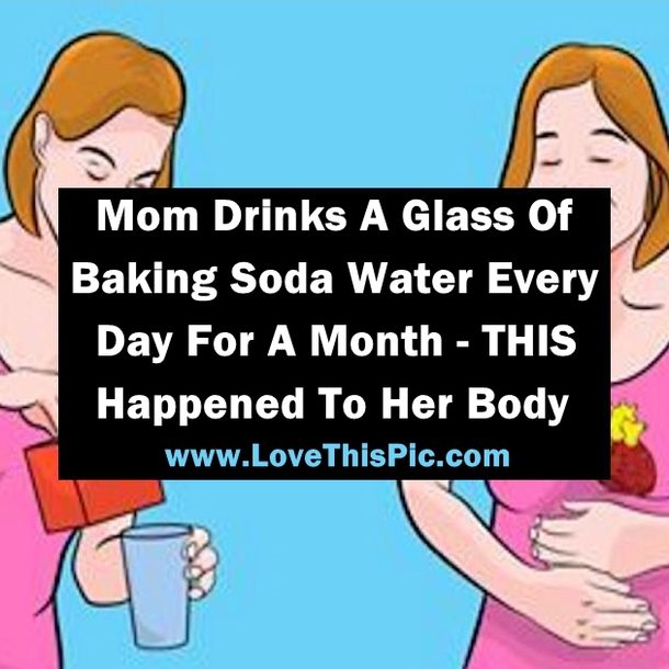 She Drank A Glass Of Baking Soda Water Every Morning For A Month And THIS Happened To Her Body!