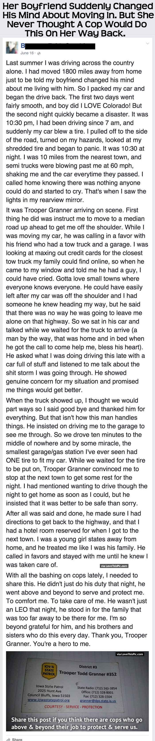 She Drove 1800 Miles To Move In With Her Boyfriend But He Told Her To Go BACK. What Happened On Her Way Back Is Gold.