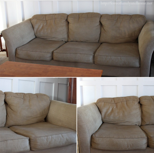 She Hated The Look Of Her Saggy Couch So She Fixed It With THIS And Now It Looks BRAND NEW! - picture 2