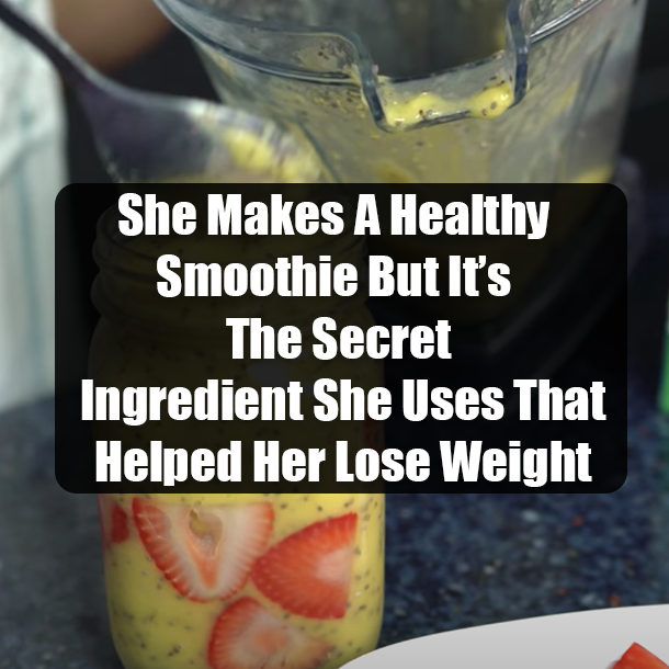 She Makes A Healthy Smoothie But It’s The Secret Ingredient She Uses That Helped Her Lose Weight