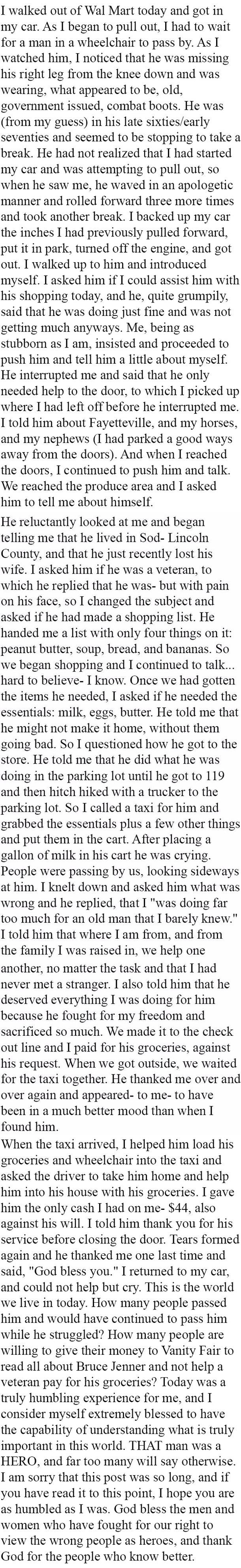 She Meets A Man At Wal-Mart; Minutes Later? How Unexpected! - picture 3