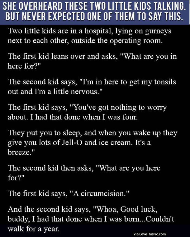 She Overheard These Two Little Kids Talking But Never Expected One Of Them To Say This...