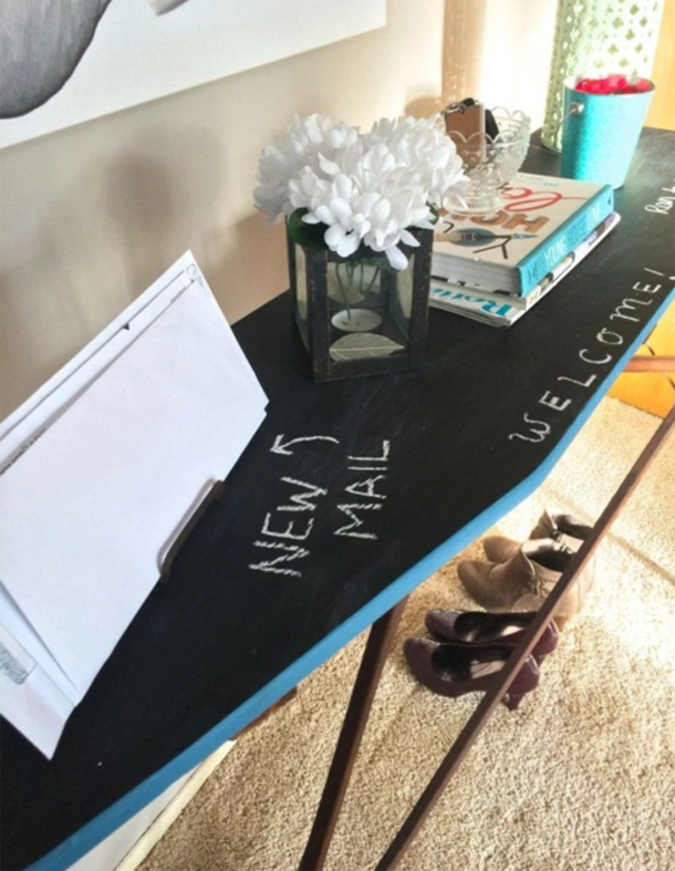 She Removed The Cover From Her Old Ironing Board And Moved It In The HALLWAY! Now It's Used As... - picture 10