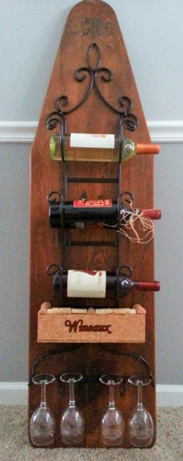 She Removed The Cover From Her Old Ironing Board And Moved It In The HALLWAY! Now It's Used As... - picture 13