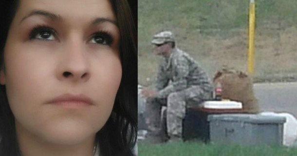 She Sees Soldier Sitting On Rural Road, Stunned By What He’s Doing - picture 2