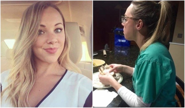 She Sits Down To Eat Dinner Alone After A 14-Hour Shift. Husband Posts Emotional Message On Facebook - picture 2
