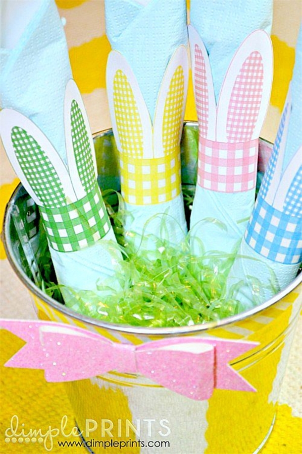 She Started By Folding A Napkin In Half. Moments   Later? Wow! Perfect For Easter. - picture 5