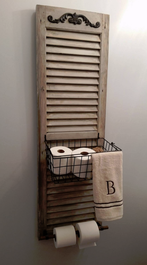 She Takes A Broken Shutter And Places It On The Wall, The Reason Makes This Amazing Home Decor! - picture 2