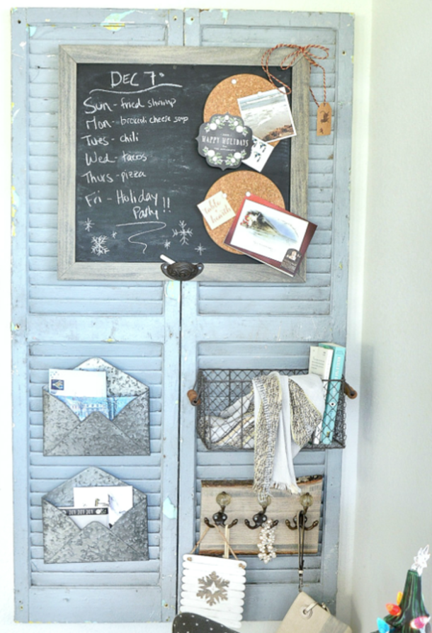 She Takes A Broken Shutter And Places It On The Wall, The Reason Makes This Amazing Home Decor! - picture 4