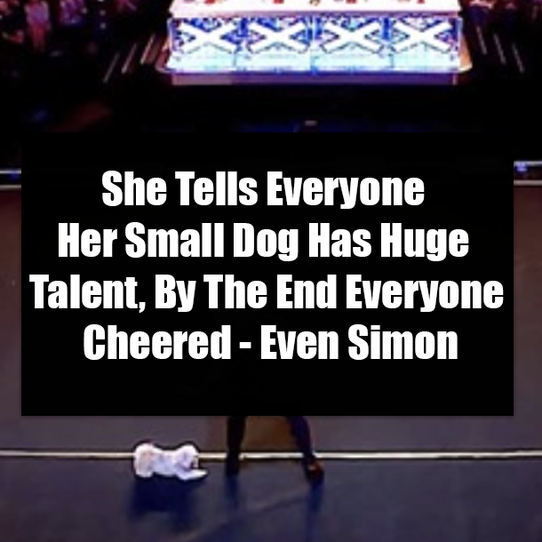 She Tells Everyone Her Small Dog Has Huge Talent, By The End Everyone Cheered - Even Simon