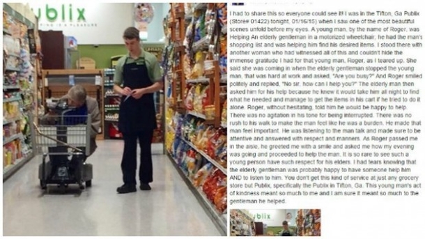 She's Floored By What Bagger Did In Aisle, After Man Asked A Simple Question - picture 3