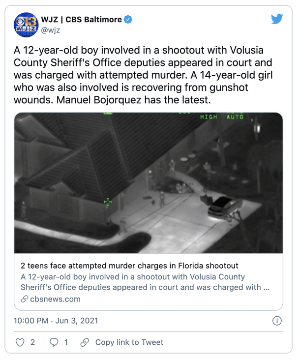Shocking: 14-year-old girl in critical condition after she's shot twice after firing shotgun at Officers - picture 3