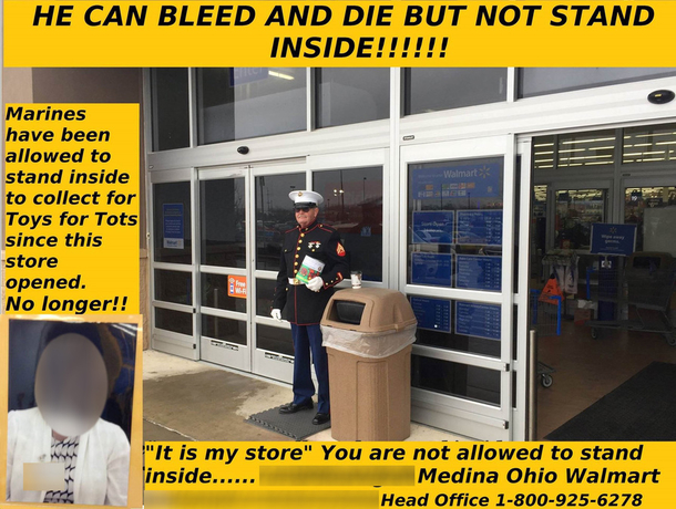 Shoppers Outraged To See How Walmart Treated A Marine (Photo) - picture 4
