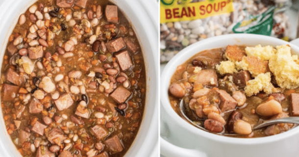 Simple Crockpot Turkey 15 Bean Soup Recipe - picture 2