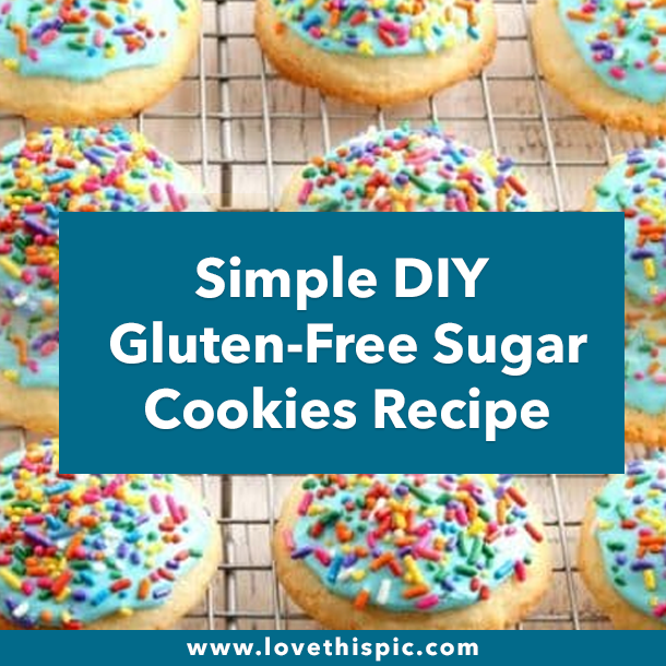 Simple DIY Gluten-Free Sugar Cookies Recipe