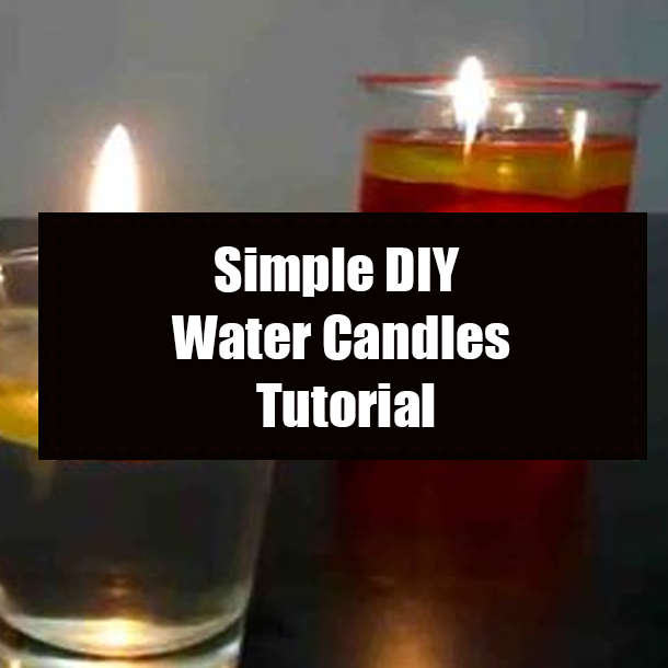 Simple DIY Water Candles Tutorial