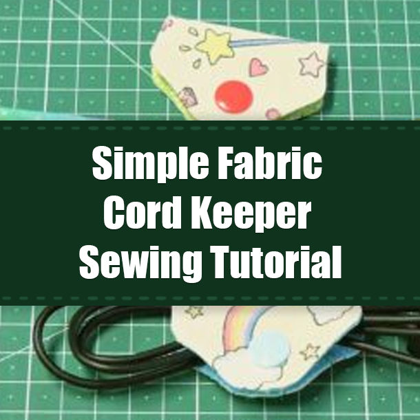 Simple Fabric Cord Keeper Sewing Tutorial