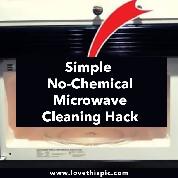 Simple No-Chemical Microwave Cleaning Hack