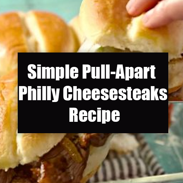 Simple Pull-Apart Philly Cheesesteaks Recipe