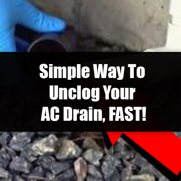 Simple Way To Unclog Your AC Drain, FAST!