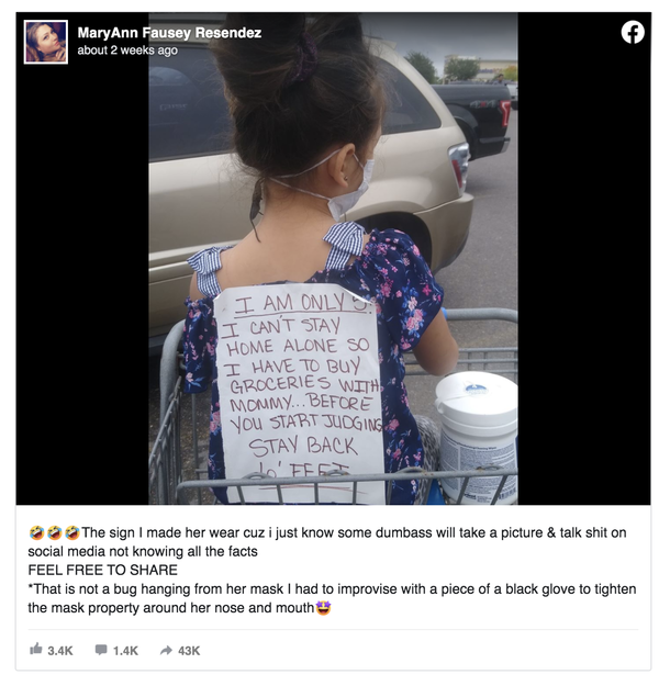 Single mom shuts down strangers shaming parents for taking children to the grocery store - picture 2