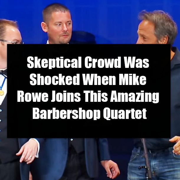 Skeptical Crowd Was Shocked When Mike Rowe Joins This Amazing Barbershop Quartet