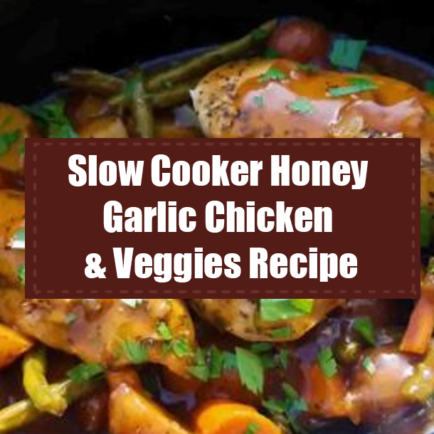 Slow Cooker Honey Garlic Chicken & Veggies Recipe