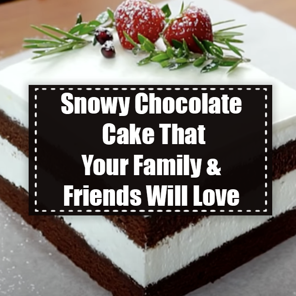Snowy Chocolate Cake That Your Family & Friends Will Love