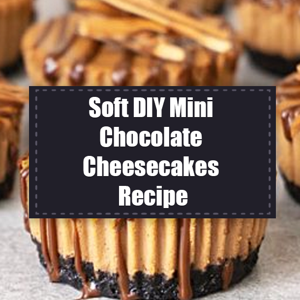 Soft DIY Mini Chocolate Cheesecakes Recipe