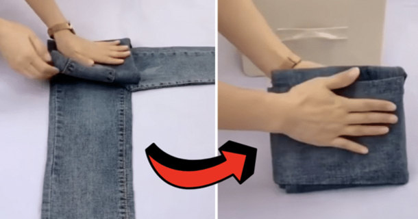Space-Saving Hacks: The Best Way to Fold Your Jeans - picture 2