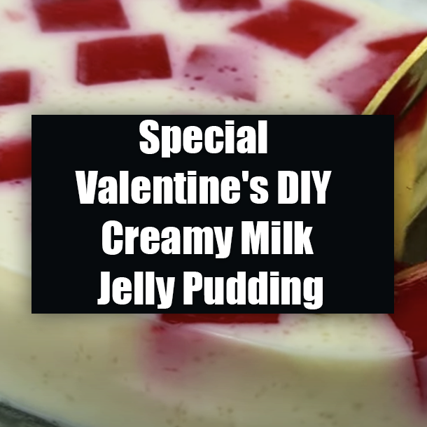 Special Valentine's DIY Creamy Milk Jelly Pudding
