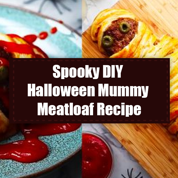 Spooky DIY Halloween Mummy Meatloaf Recipe