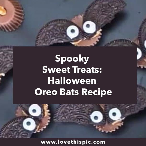 Spooky Sweet Treats: Halloween Oreo Bats Recipe