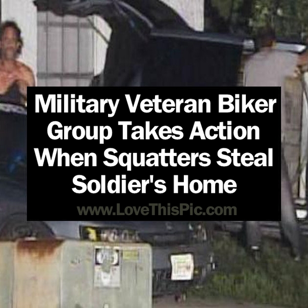 Squatters Steal Soldier's Home, Get Some Unexpected Visitors At Their Front Door (Photos)