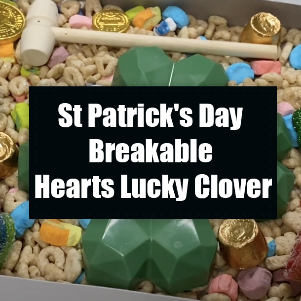 St Patrick's Day Breakable Hearts Lucky Clover