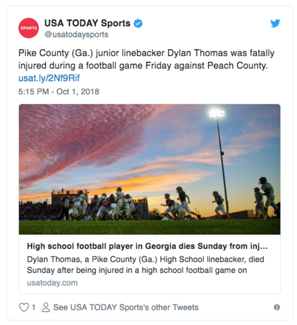 Star Football Star Dies After Freak Accident Puts Him In A Coma; Everyone Send Your Prayers - picture 2