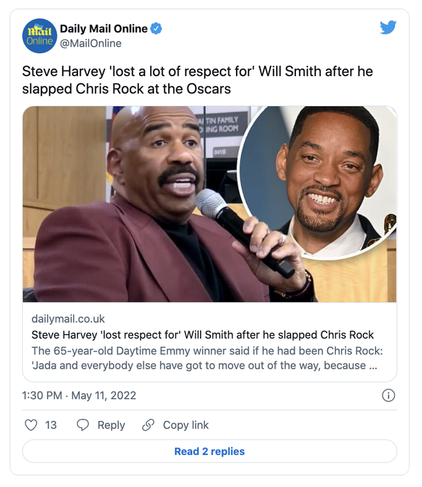 Steve Harvey reveals that he “lost a lot of respect” for Will Smith after Chris Rock slap - picture 3