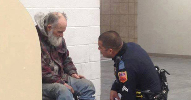 Store workers call cops about a stubborn homeless man. Officer quickly discovers heartbreaking truth - picture 2