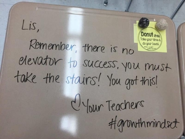 Students Are Mind Boggled When They Step Into This Classroom And See This Written On Their Desks - picture 4
