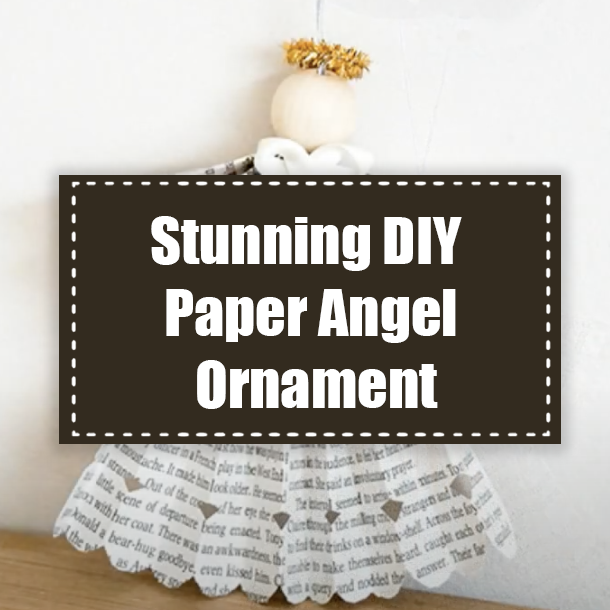 Stunning DIY Paper Angel Ornament