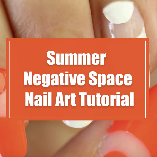 Summer Negative Space Nail Art Tutorial