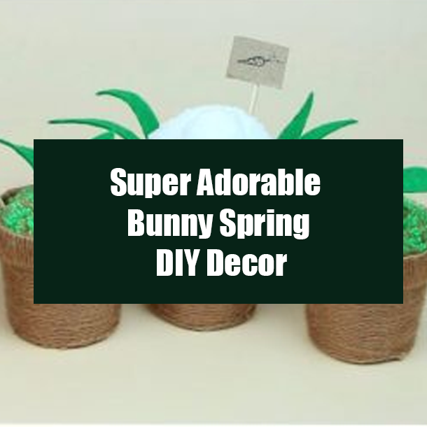 Super Adorable Bunny Spring DIY Decor
