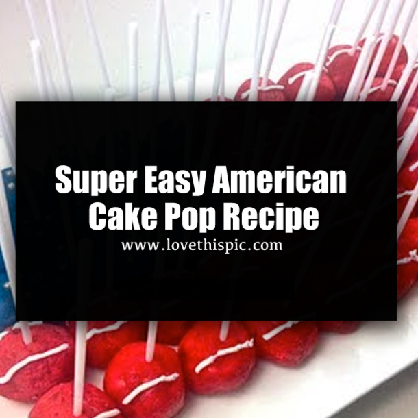 Super Easy American Cake Pop Recipe