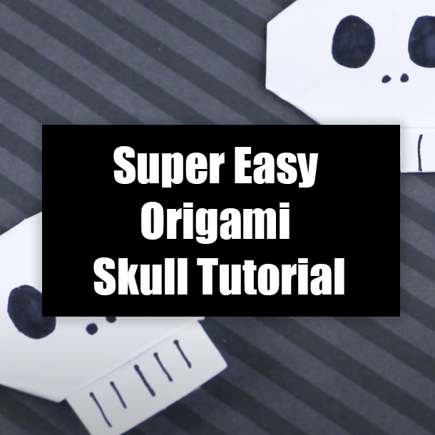 Super Easy Origami Skull Tutorial
